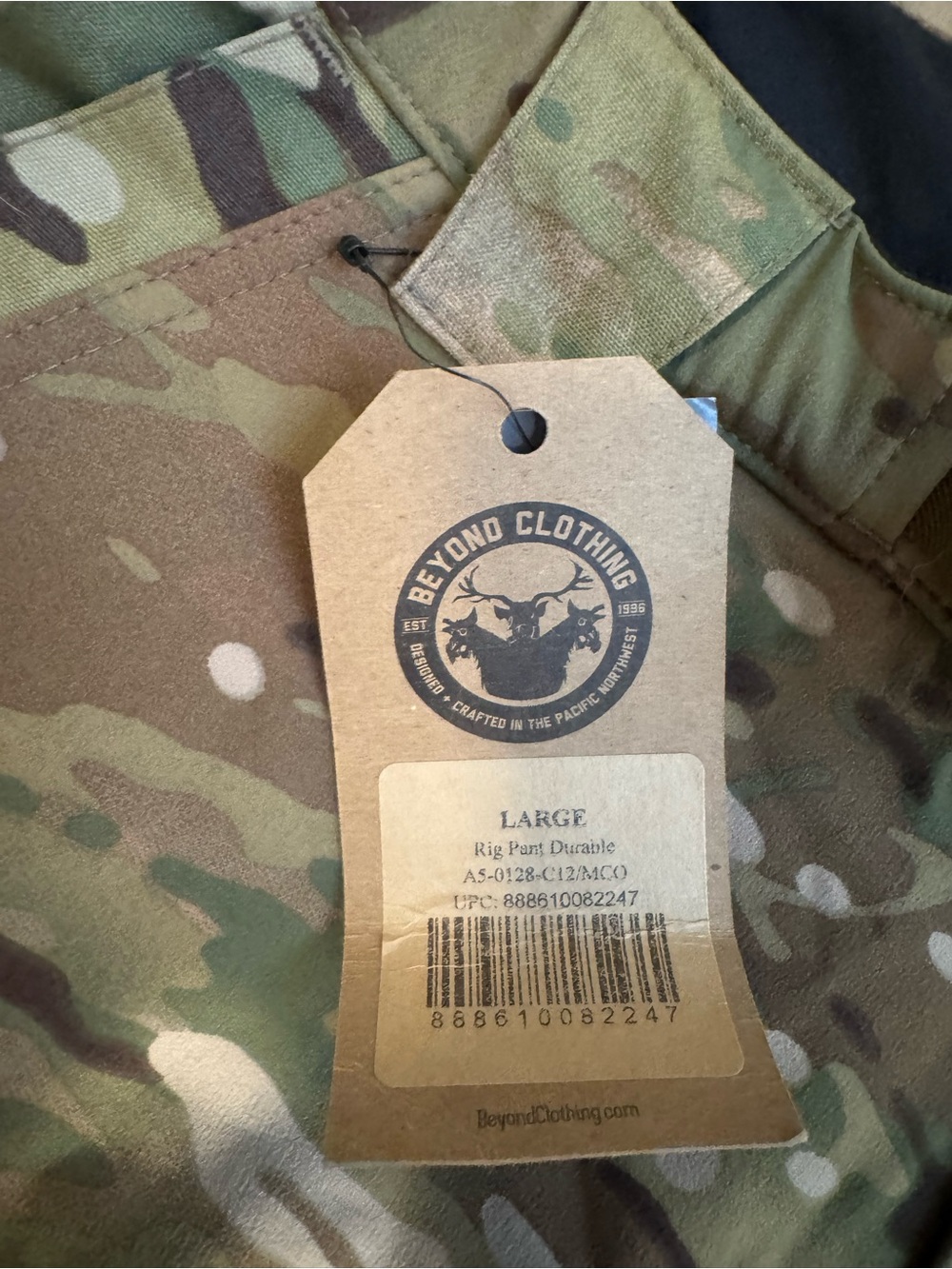 Beyond Rig Jacket & Pants Set - Multicam Large - Picture 3 of 5